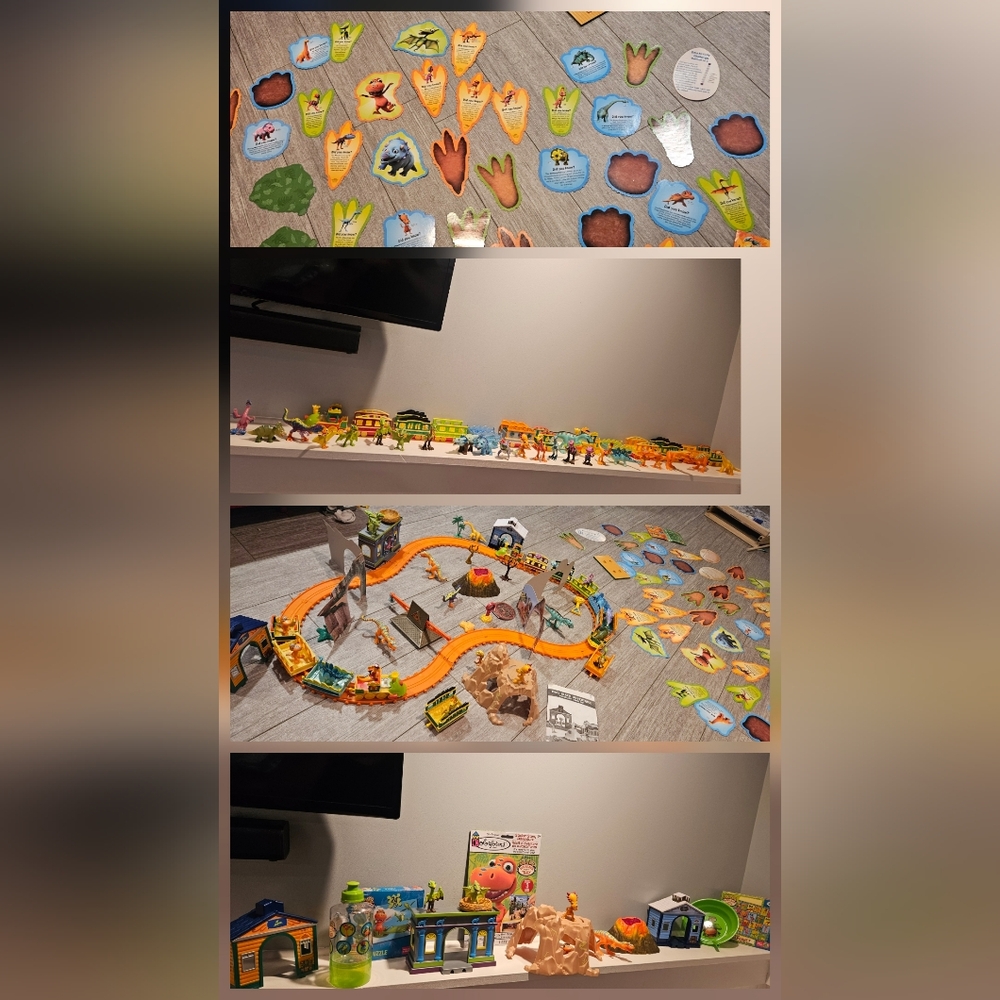 Colorful Dinosaur Adventure Playset